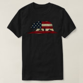 アメリカ国旗 Tシャツ (デザイン正面)