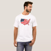 アメリカ国旗 Tシャツ (正面フル)