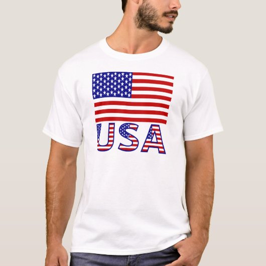 アメリカ国旗 Tシャツ (正面)