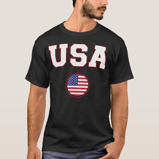 アメリカ国旗 Tシャツ (正面)