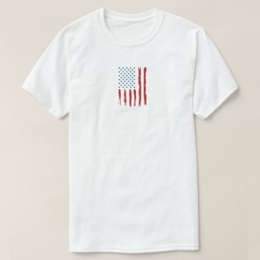 アメリカ国旗 Tシャツ (デザイン正面)