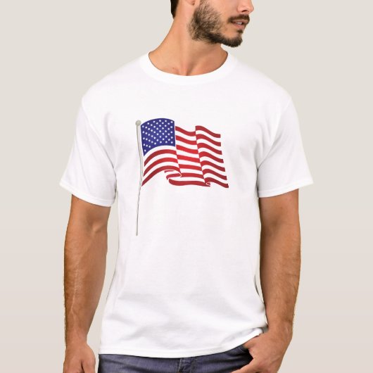 アメリカ国旗 Tシャツ (正面)
