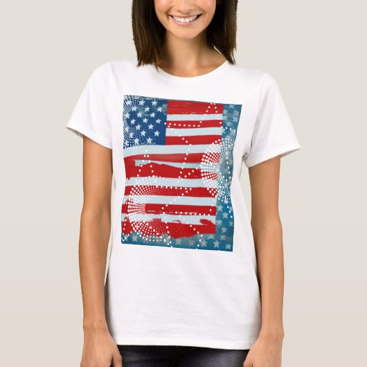 アメリカ国旗 Tシャツ (正面)