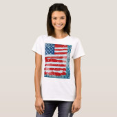 アメリカ国旗 Tシャツ (正面フル)