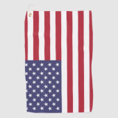アメリカ国旗, USAの旗, アメリカの旗 ゴルフタオル (正面)