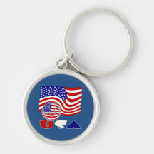 アメリカ国旗 USA サッカー ボール 青い背景