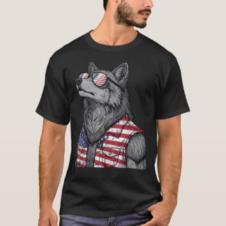 アメリカ国旗 Usa フラッグ 7月4日 愛国 レッド Tシャツ
