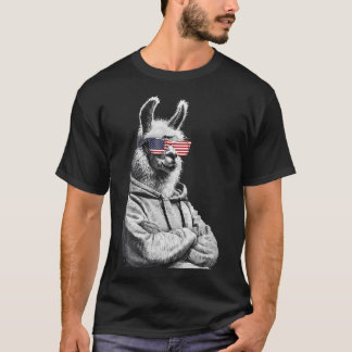 アメリカ国旗 Usa フラッグ 7月4日 愛国 赤 Tシャツ