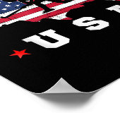 アメリカ国旗 USA ポスター (角)