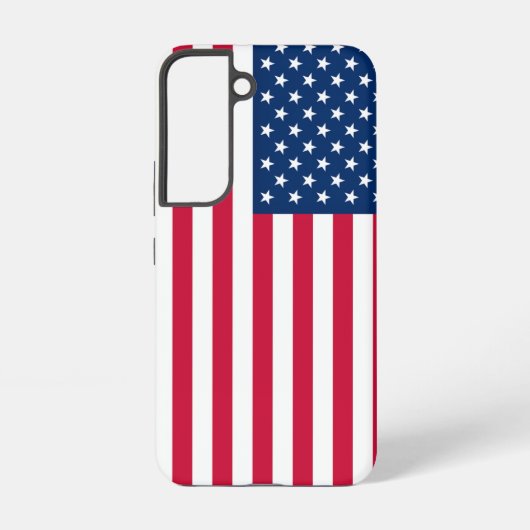 アメリカ国旗 USA 愛国 SAMSUNG GALAXYケース (裏面)