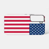 アメリカ国旗 USA 愛国 SAMSUNG GALAXYケース (裏面横)
