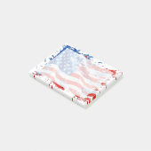 アメリカ国旗 USA 水彩 7月4日 ポストイット (アングル)