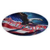 アメリカ国旗American Eagle TRUMP 2024 カッティングボード (角)