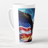アメリカ国旗American Eagle TRUMP 2024 カフェラテマグ (左アングル)