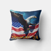 アメリカ国旗American Eagle TRUMP 2024 クッション (裏面)
