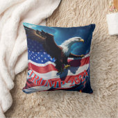 アメリカ国旗American Eagle TRUMP 2024 クッション (ブランケット)