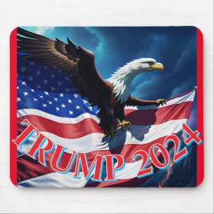 アメリカ国旗American Eagle TRUMP 2024 マウスパッド