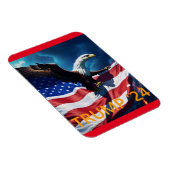 アメリカ国旗American Eagle TRUMP 2024 マグネット (右側)