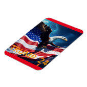 アメリカ国旗American Eagle TRUMP 2024 マグネット (左側)