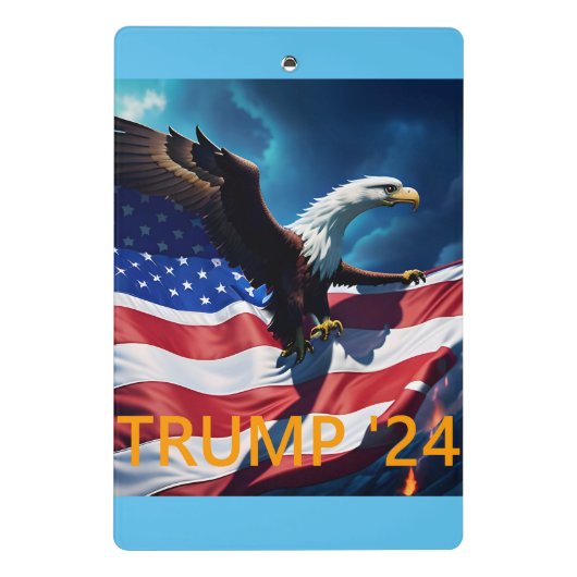 アメリカ国旗American Eagle TRUMP 2024 ミニクリップボード (裏面)
