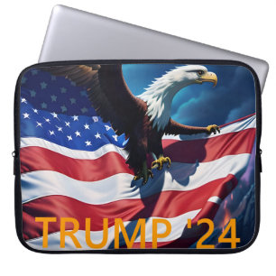 アメリカ国旗American Eagle TRUMP 2024 ラップトップスリーブ