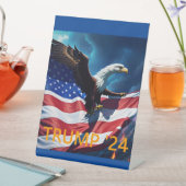 アメリカ国旗American Eagle TRUMP 2024 台座サイン (インサイチュ)