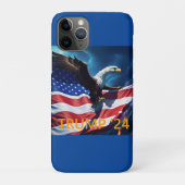 アメリカ国旗American Eagle TRUMP 2024 Case-Mate iPhoneケース (裏)