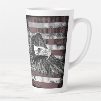 アメリカ国旗Bald Eagle USA カフェラテマグ