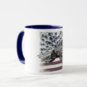 アメリカ国旗Bald Eagle USA マグカップ (正面左)