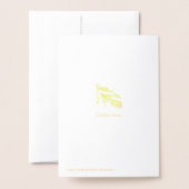 アメリカ国旗God Bless AmericaまたはYour Text 箔カード (裏面封筒付き)