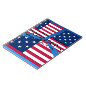 アメリカ国旗Hakuna Matata：愛国的デザイン ノートブック (左側)