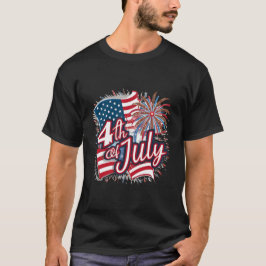 アメリカ国旗Happy independence Day Beer 7月4日 Tシャツ