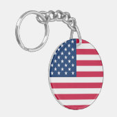 アメリカ国旗Keychain USA キーホルダー (正面左)