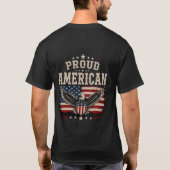 アメリカ国旗Tシャツ 誇り高きアメリカ Tシャツ (裏面)