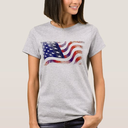 アメリカ国旗Tシャツ Tシャツ (正面)