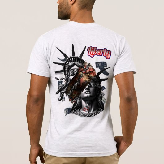アメリカ国旗Tシャツ Tシャツ (裏面)