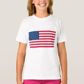 アメリカ国旗TシャツUSAアメリカ合衆国 Tシャツ (正面)