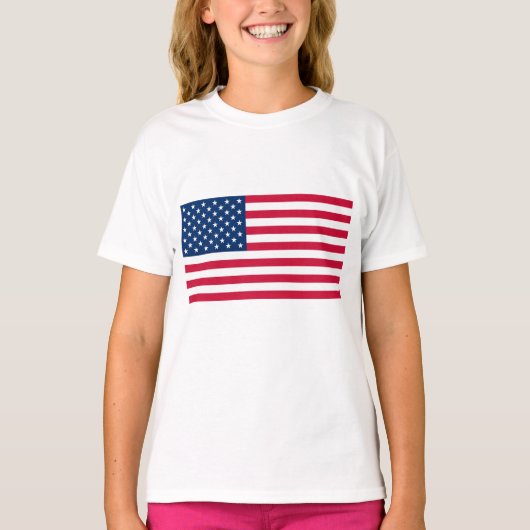 アメリカ国旗TシャツUSAアメリカ合衆国 Tシャツ (正面)