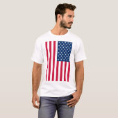 アメリカ国旗TシャツUSA – 愛国心 Tシャツ (正面フル)