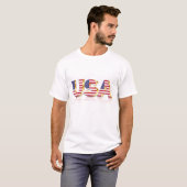 アメリカ国旗TシャツUSA Tシャツ (正面フル)
