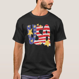 アメリカ国旗USAアメリカ合衆国4日 Tシャツ