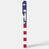 アメリカ国旗USA愛国的なスターストライプズ名 Case-Mate iPhoneケース (裏面 / 左)