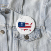 アメリカ国旗USA聖数珠 缶バッジ (インサイチュ)