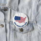 アメリカ国旗USA聖数珠 缶バッジ (インサイチュ)