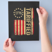 アメリカ国旗USA 1776アメリカのタリーフ チラシ (手)