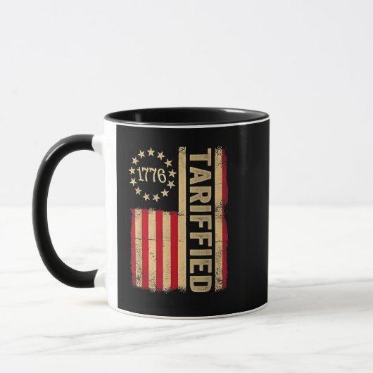 アメリカ国旗USA 1776アメリカのタリーフ マグカップ (左)