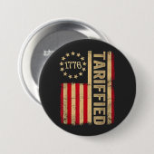 アメリカ国旗USA 1776アメリカのタリーフ 缶バッジ (正面&裏面)