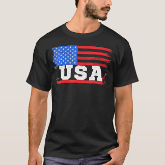 アメリカ国旗Usa 7月4日アメリカ愛国心 Tシャツ