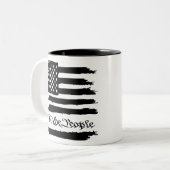 アメリカ国旗We The People ツートーンマグカップ (正面左)