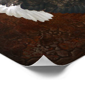 「アメリカ国歌」愛国的オリジナル詩アメリカ国旗 ポスター (角)